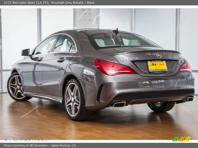 Mountain Grey Metallic / Black 2015 Mercedes-Benz CLA 250