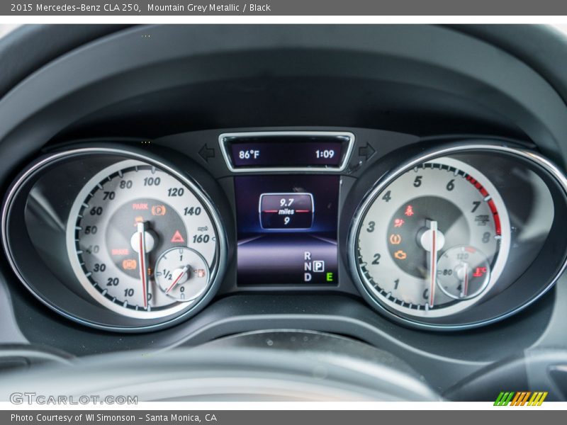 Mountain Grey Metallic / Black 2015 Mercedes-Benz CLA 250