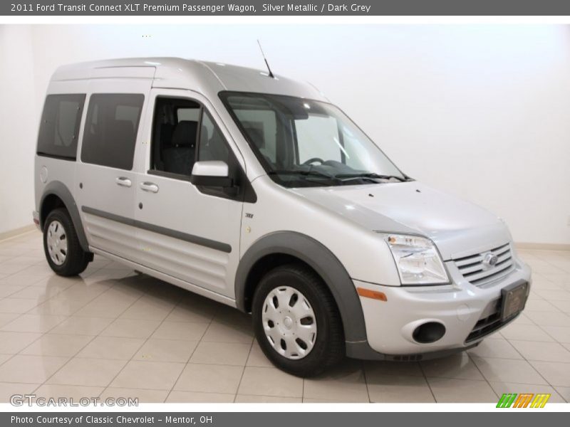 Silver Metallic / Dark Grey 2011 Ford Transit Connect XLT Premium Passenger Wagon