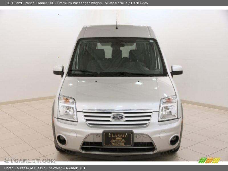Silver Metallic / Dark Grey 2011 Ford Transit Connect XLT Premium Passenger Wagon