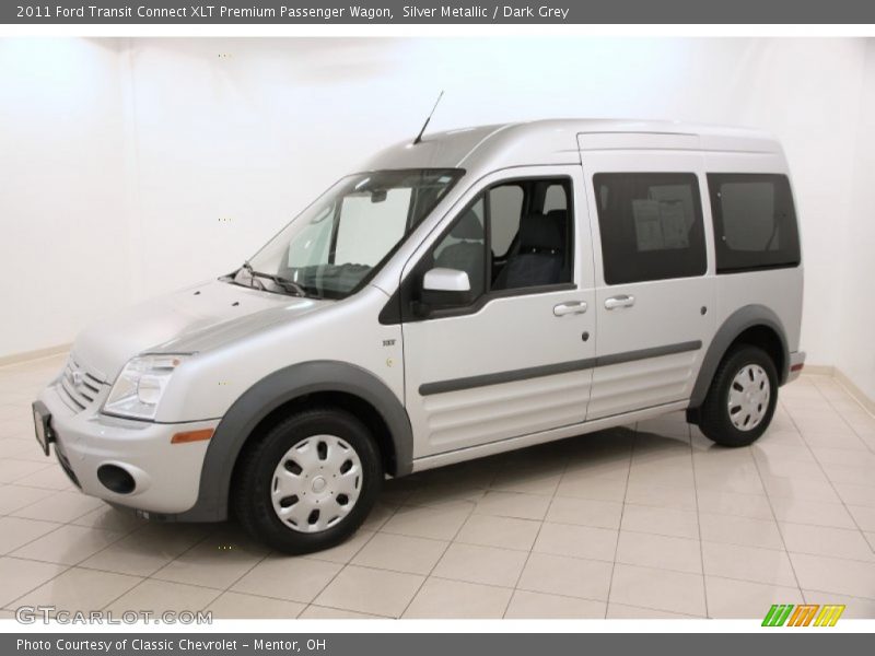 Silver Metallic / Dark Grey 2011 Ford Transit Connect XLT Premium Passenger Wagon