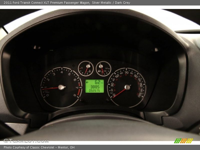 Silver Metallic / Dark Grey 2011 Ford Transit Connect XLT Premium Passenger Wagon