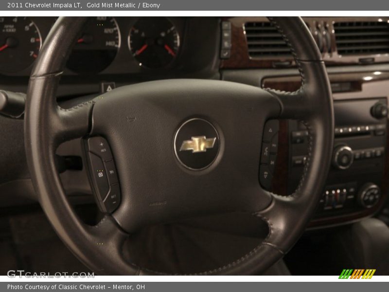 Gold Mist Metallic / Ebony 2011 Chevrolet Impala LT
