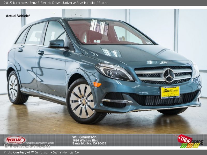 Universe Blue Metallic / Black 2015 Mercedes-Benz B Electric Drive