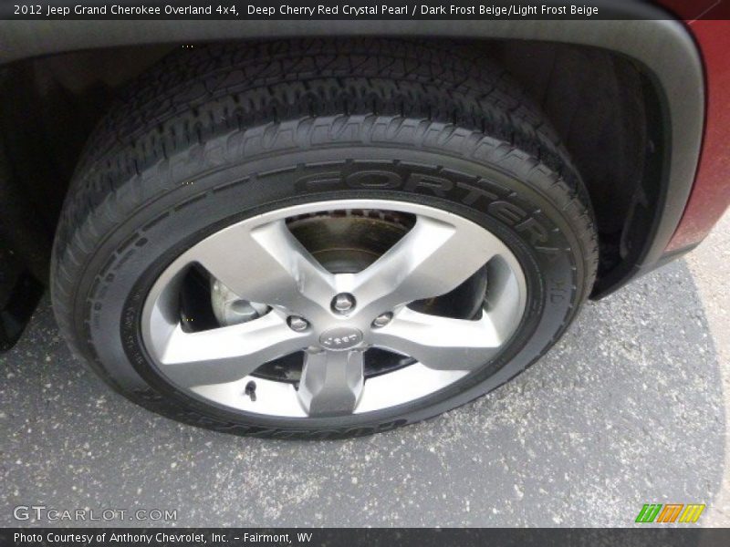 Deep Cherry Red Crystal Pearl / Dark Frost Beige/Light Frost Beige 2012 Jeep Grand Cherokee Overland 4x4
