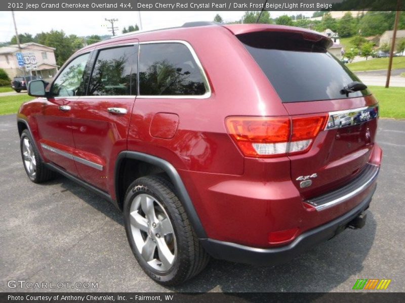 Deep Cherry Red Crystal Pearl / Dark Frost Beige/Light Frost Beige 2012 Jeep Grand Cherokee Overland 4x4