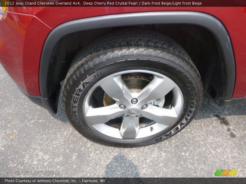 Deep Cherry Red Crystal Pearl / Dark Frost Beige/Light Frost Beige 2012 Jeep Grand Cherokee Overland 4x4