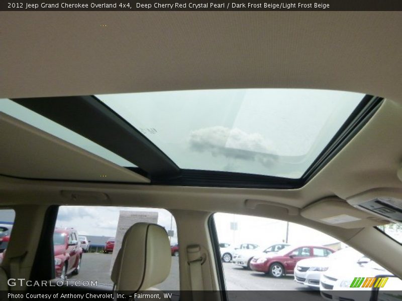 Deep Cherry Red Crystal Pearl / Dark Frost Beige/Light Frost Beige 2012 Jeep Grand Cherokee Overland 4x4