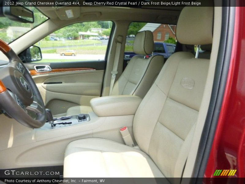 Deep Cherry Red Crystal Pearl / Dark Frost Beige/Light Frost Beige 2012 Jeep Grand Cherokee Overland 4x4