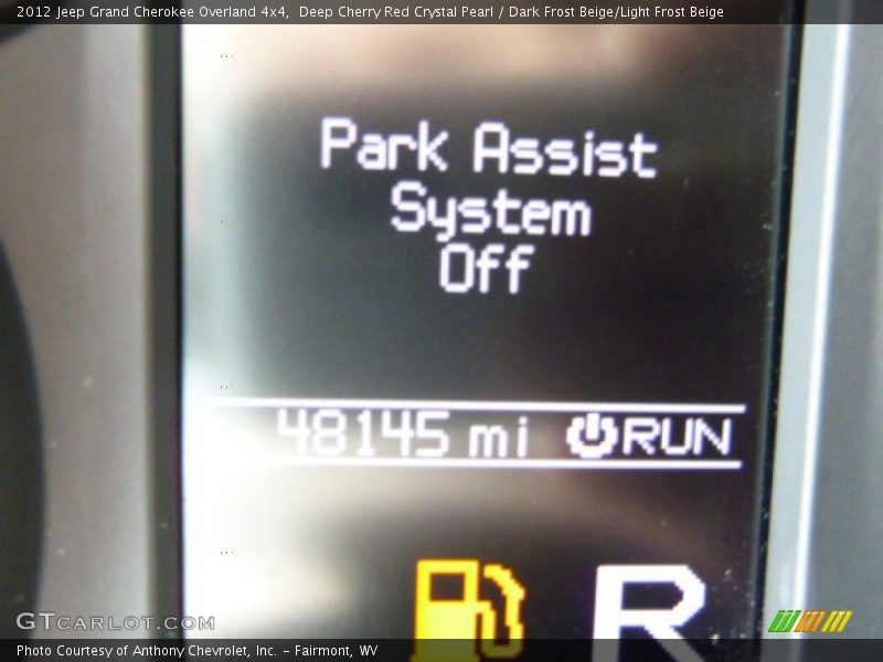 Deep Cherry Red Crystal Pearl / Dark Frost Beige/Light Frost Beige 2012 Jeep Grand Cherokee Overland 4x4