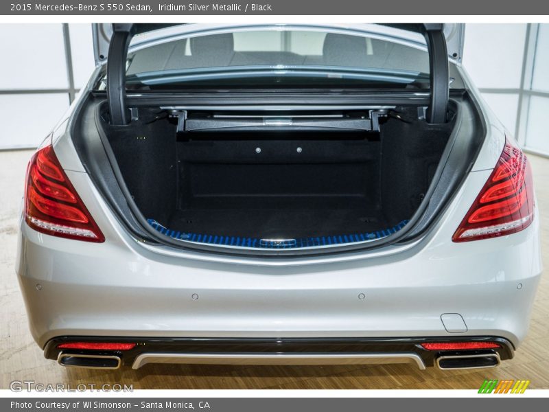 Iridium Silver Metallic / Black 2015 Mercedes-Benz S 550 Sedan