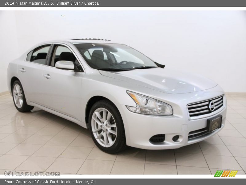 Brilliant Silver / Charcoal 2014 Nissan Maxima 3.5 S