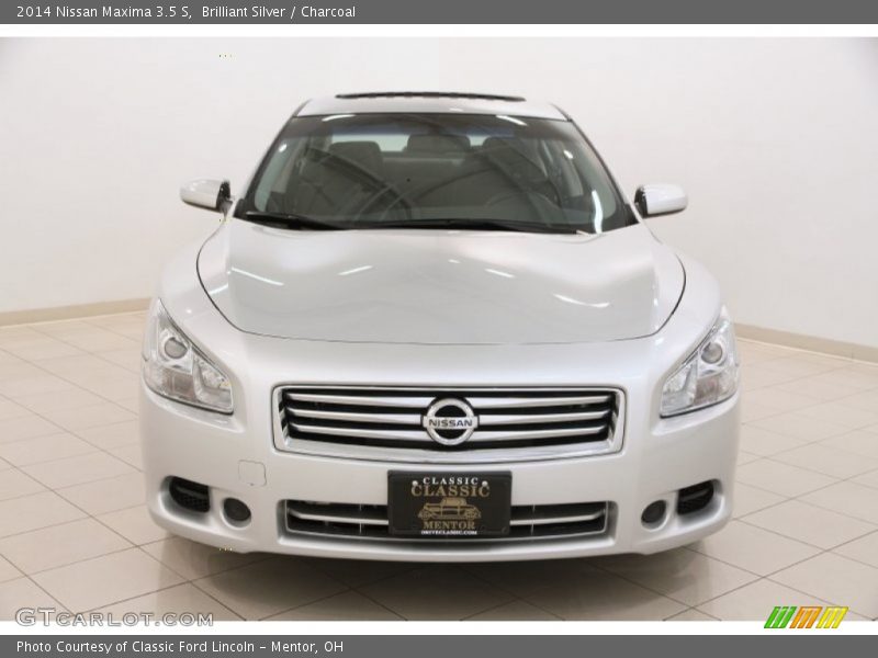 Brilliant Silver / Charcoal 2014 Nissan Maxima 3.5 S