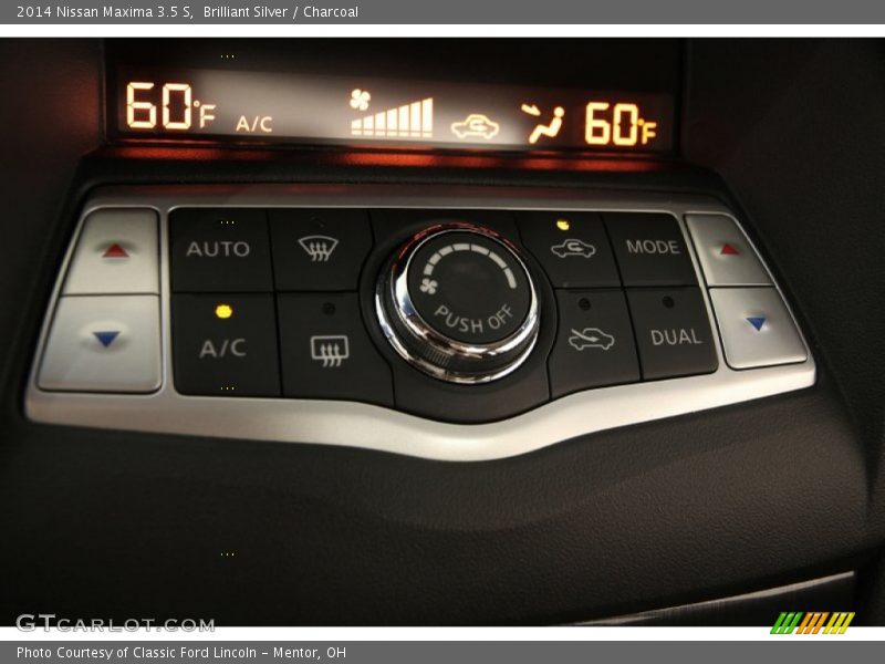 Brilliant Silver / Charcoal 2014 Nissan Maxima 3.5 S