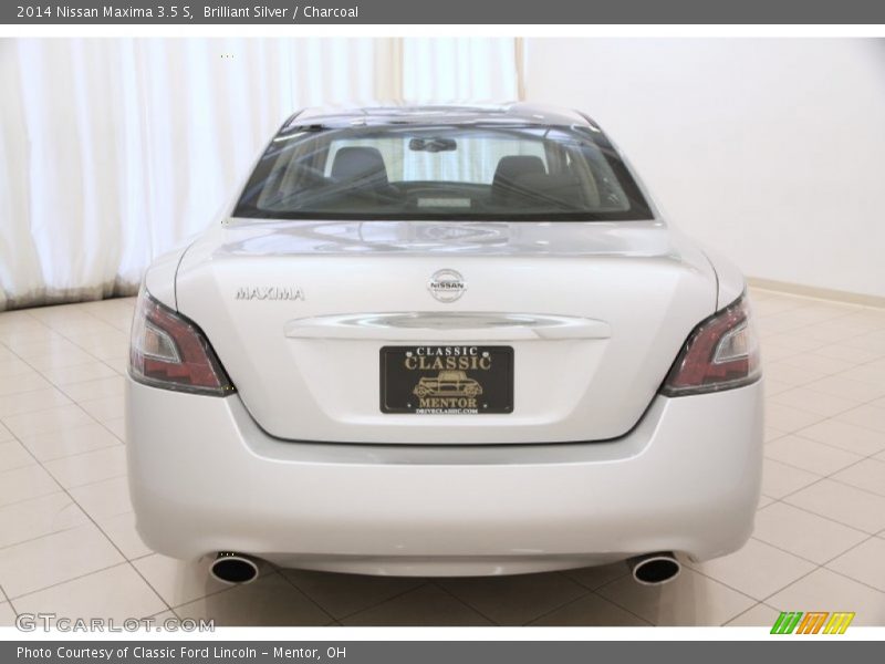 Brilliant Silver / Charcoal 2014 Nissan Maxima 3.5 S