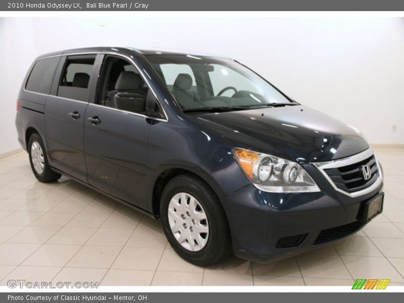 Bali Blue Pearl / Gray 2010 Honda Odyssey LX