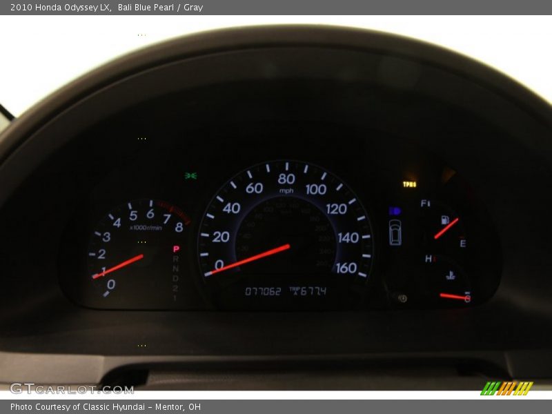 Bali Blue Pearl / Gray 2010 Honda Odyssey LX