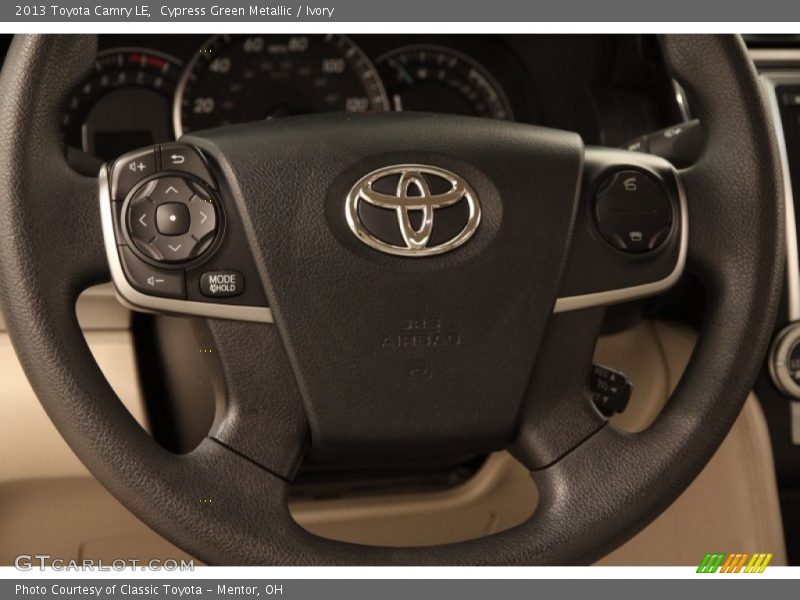Cypress Green Metallic / Ivory 2013 Toyota Camry LE