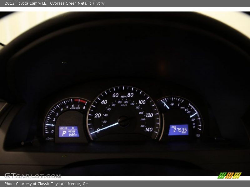 Cypress Green Metallic / Ivory 2013 Toyota Camry LE