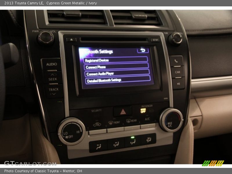 Cypress Green Metallic / Ivory 2013 Toyota Camry LE