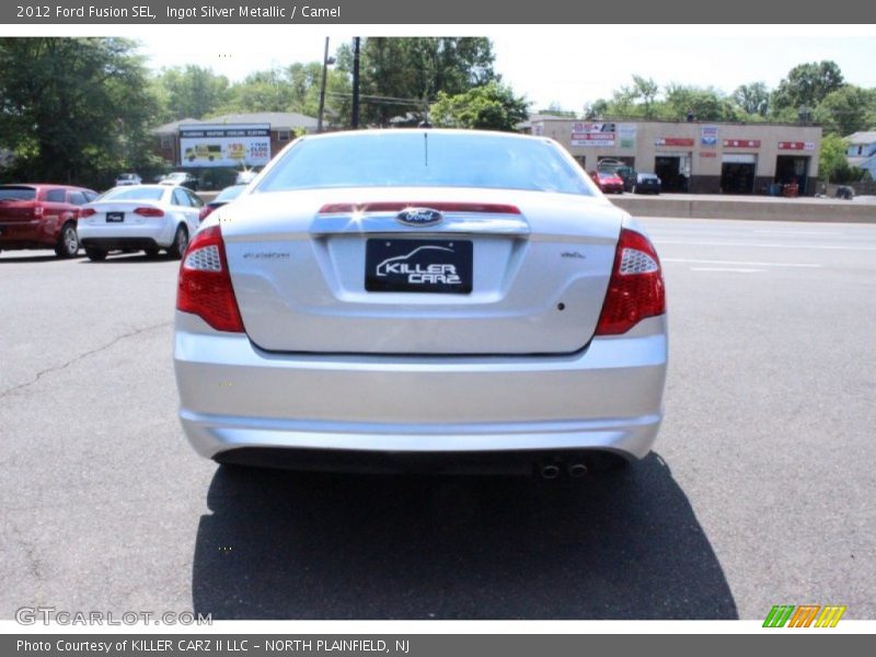 Ingot Silver Metallic / Camel 2012 Ford Fusion SEL