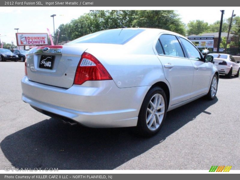 Ingot Silver Metallic / Camel 2012 Ford Fusion SEL