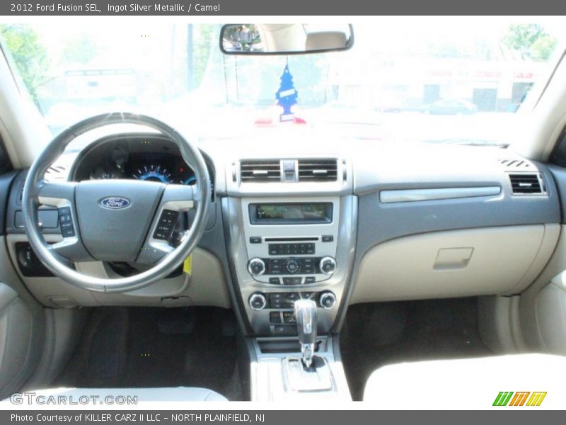Ingot Silver Metallic / Camel 2012 Ford Fusion SEL