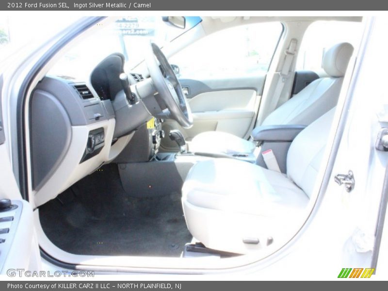 Ingot Silver Metallic / Camel 2012 Ford Fusion SEL