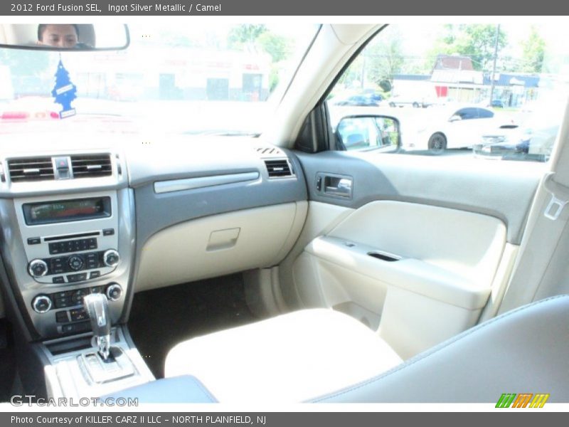 Ingot Silver Metallic / Camel 2012 Ford Fusion SEL