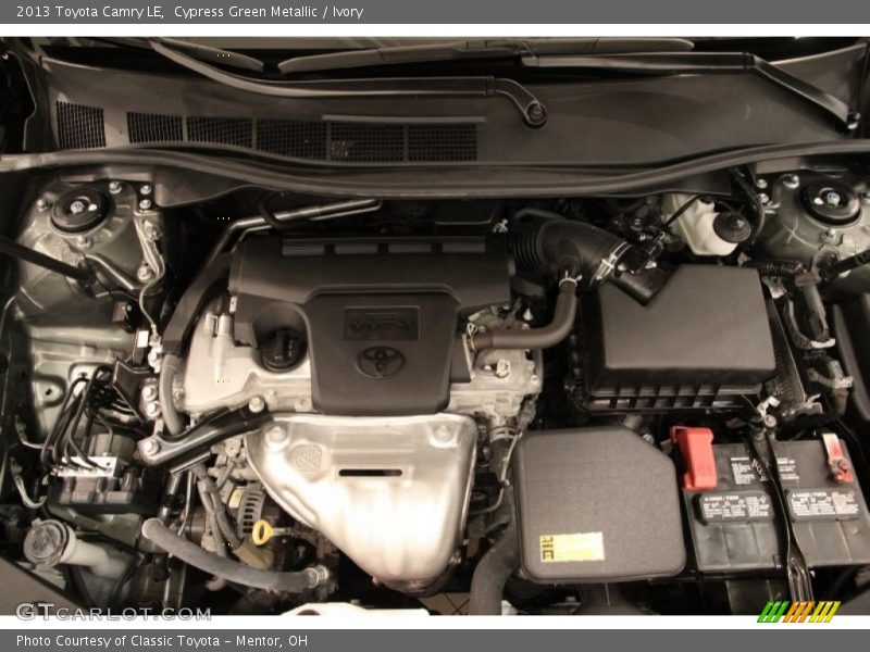 Cypress Green Metallic / Ivory 2013 Toyota Camry LE