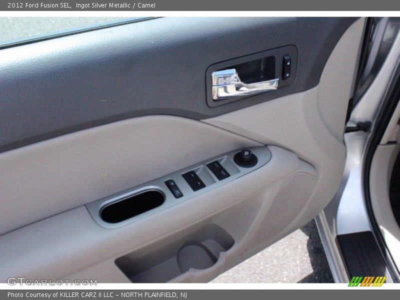 Ingot Silver Metallic / Camel 2012 Ford Fusion SEL