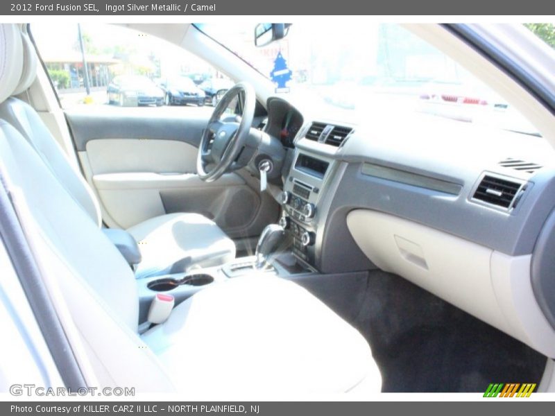Ingot Silver Metallic / Camel 2012 Ford Fusion SEL