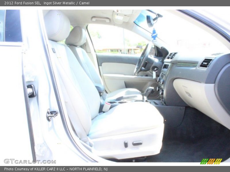 Ingot Silver Metallic / Camel 2012 Ford Fusion SEL