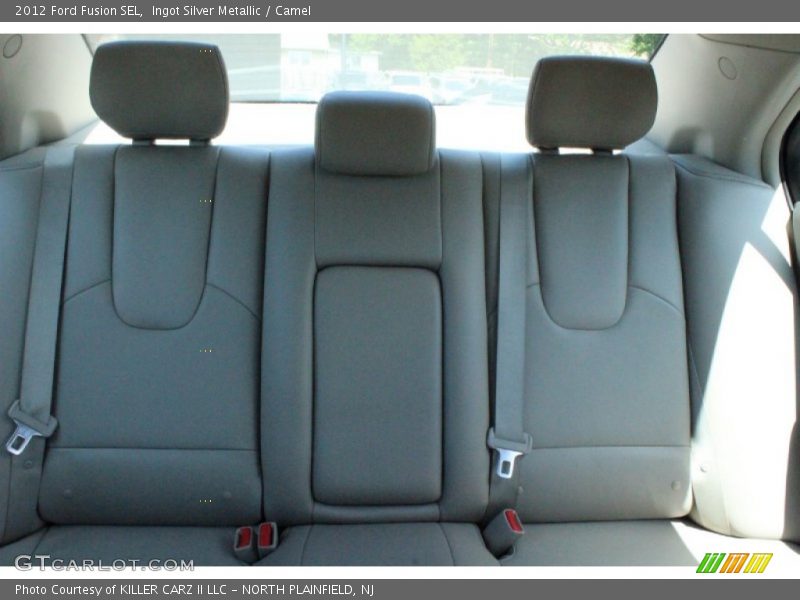 Ingot Silver Metallic / Camel 2012 Ford Fusion SEL