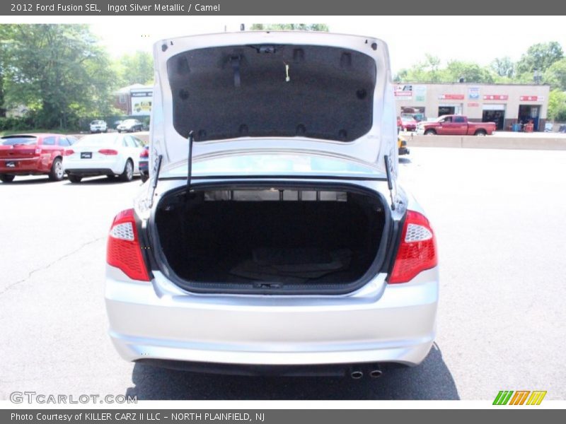 Ingot Silver Metallic / Camel 2012 Ford Fusion SEL