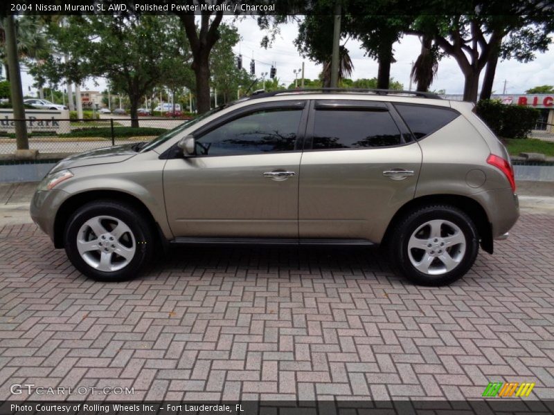 Polished Pewter Metallic / Charcoal 2004 Nissan Murano SL AWD