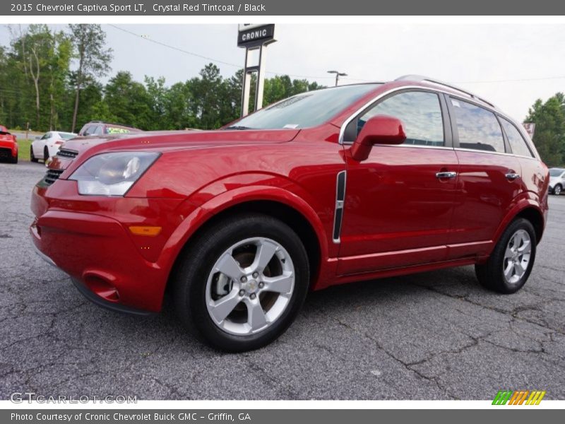 Crystal Red Tintcoat / Black 2015 Chevrolet Captiva Sport LT