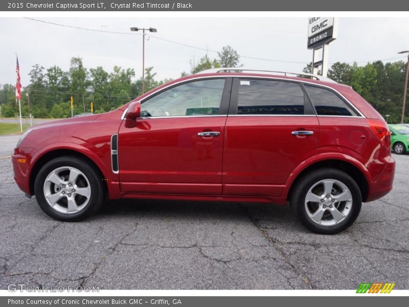 Crystal Red Tintcoat / Black 2015 Chevrolet Captiva Sport LT