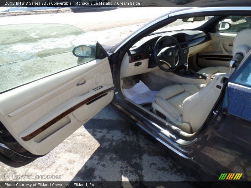 Monaco Blue Metallic / Cream Beige 2008 BMW 3 Series 335i Convertible
