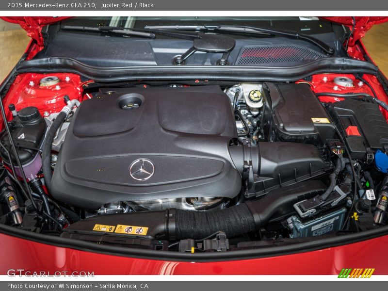 Jupiter Red / Black 2015 Mercedes-Benz CLA 250