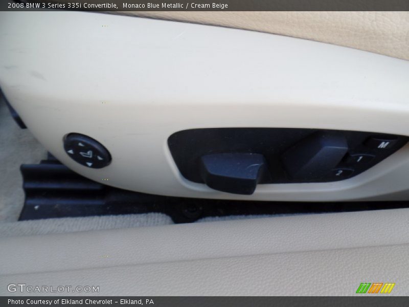 Monaco Blue Metallic / Cream Beige 2008 BMW 3 Series 335i Convertible