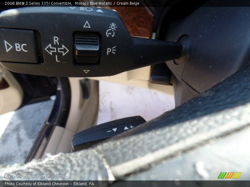 Monaco Blue Metallic / Cream Beige 2008 BMW 3 Series 335i Convertible