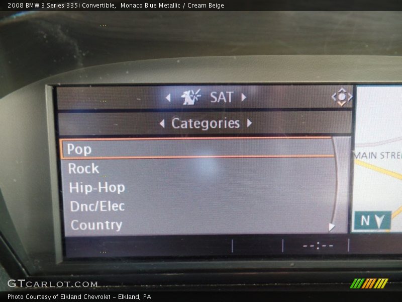 Monaco Blue Metallic / Cream Beige 2008 BMW 3 Series 335i Convertible