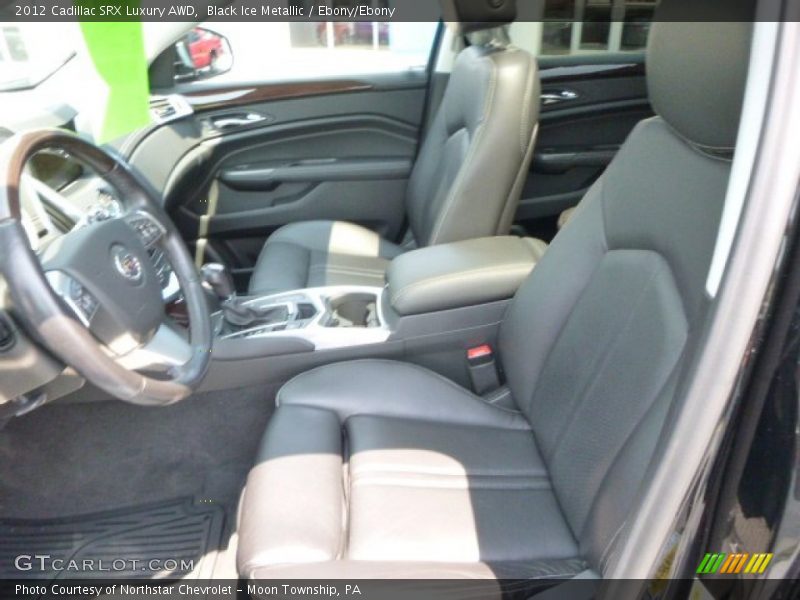 Black Ice Metallic / Ebony/Ebony 2012 Cadillac SRX Luxury AWD