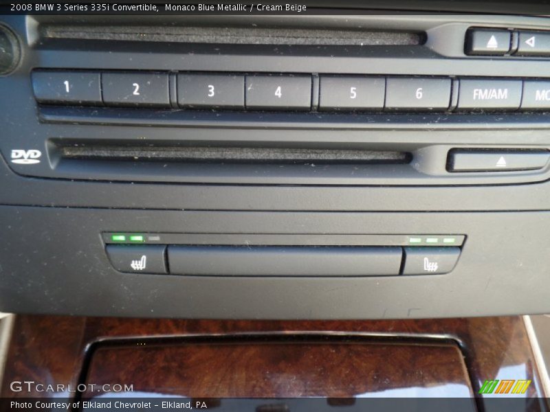 Monaco Blue Metallic / Cream Beige 2008 BMW 3 Series 335i Convertible