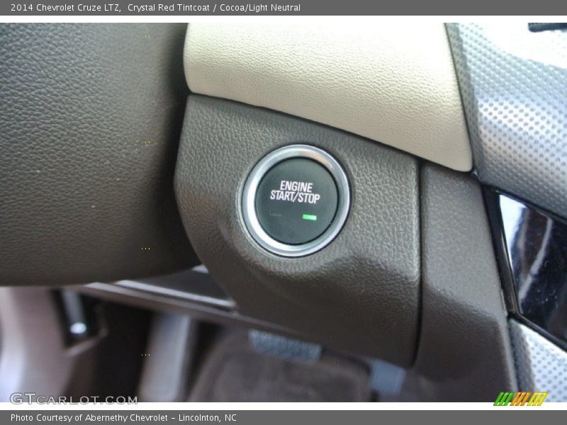 Crystal Red Tintcoat / Cocoa/Light Neutral 2014 Chevrolet Cruze LTZ