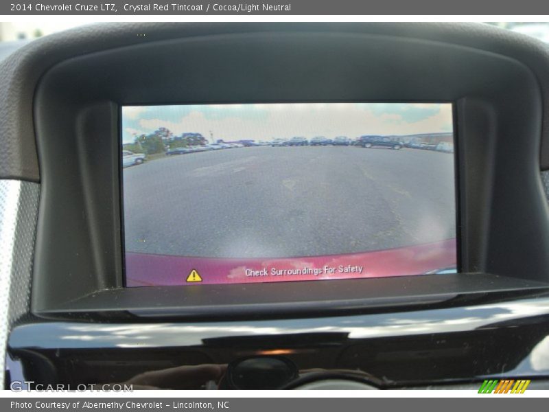 Crystal Red Tintcoat / Cocoa/Light Neutral 2014 Chevrolet Cruze LTZ