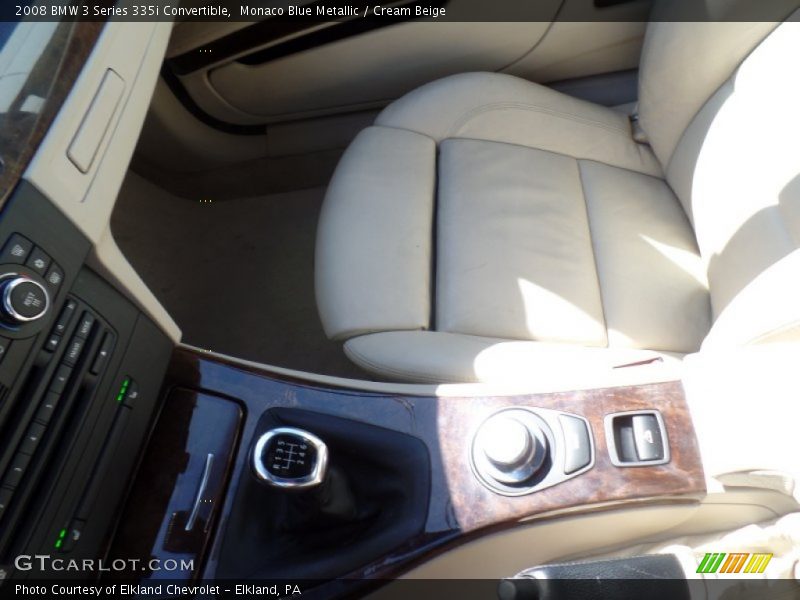 Monaco Blue Metallic / Cream Beige 2008 BMW 3 Series 335i Convertible