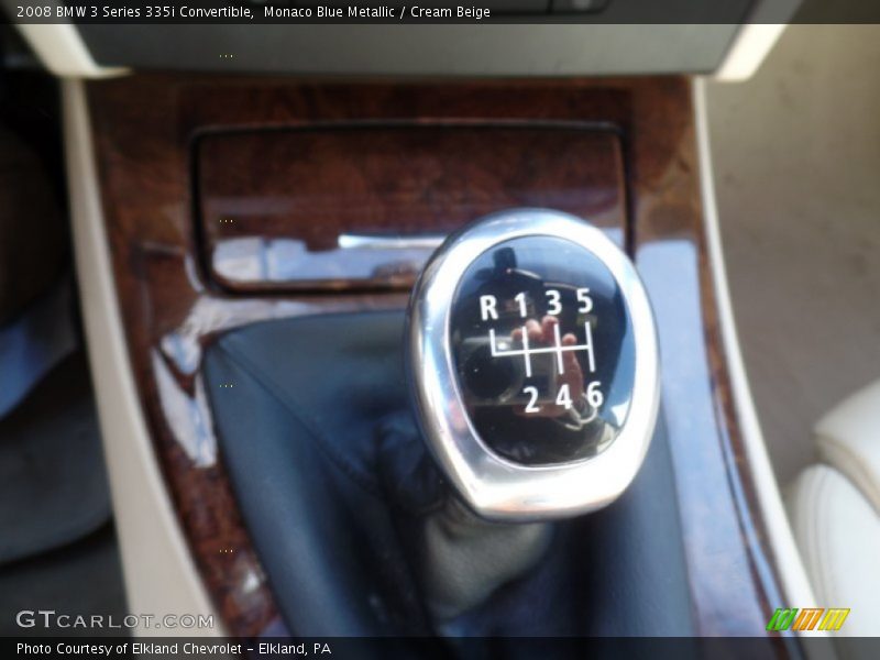 Monaco Blue Metallic / Cream Beige 2008 BMW 3 Series 335i Convertible