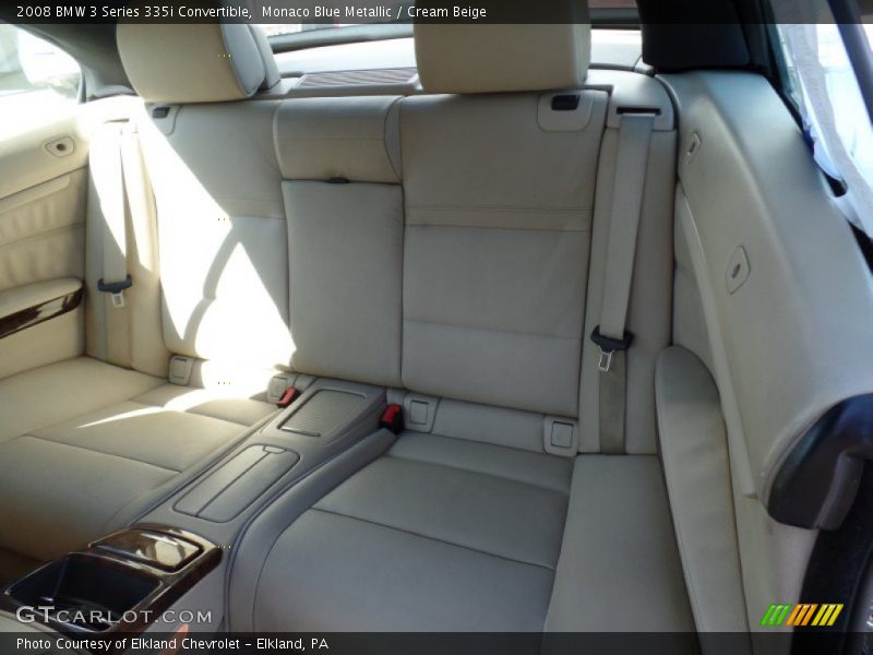 Monaco Blue Metallic / Cream Beige 2008 BMW 3 Series 335i Convertible